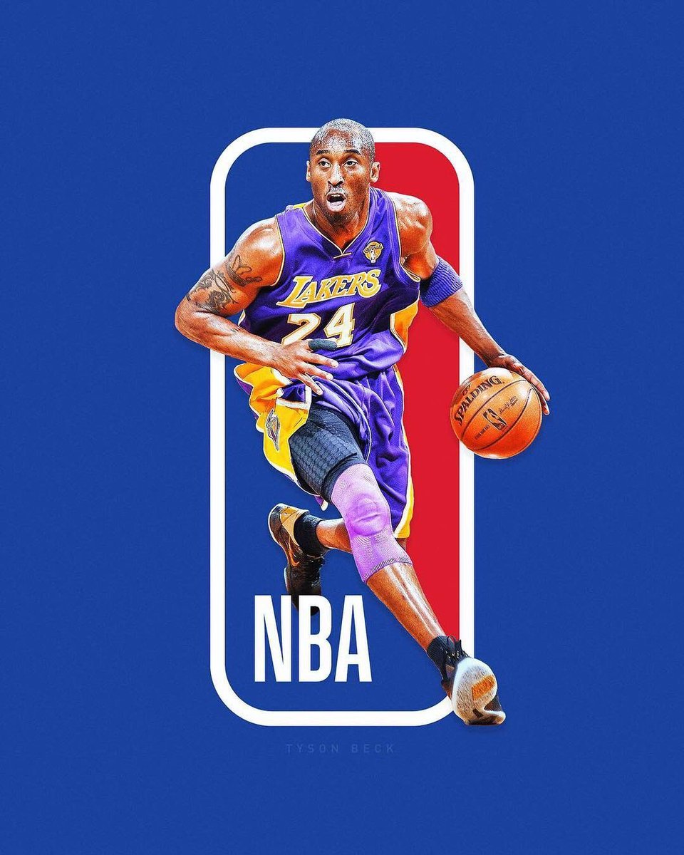 Kobe on the @NBA logo 🥶