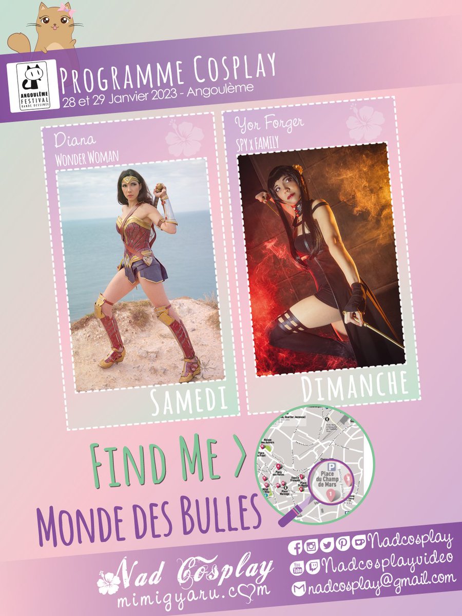 Retrouvez moi tout le weekend au festival de la <a href="/bdangouleme/">Festival d'Angoulême</a> ! 
Au programme #Wonderwoman et #Yor  !
A demain !!!