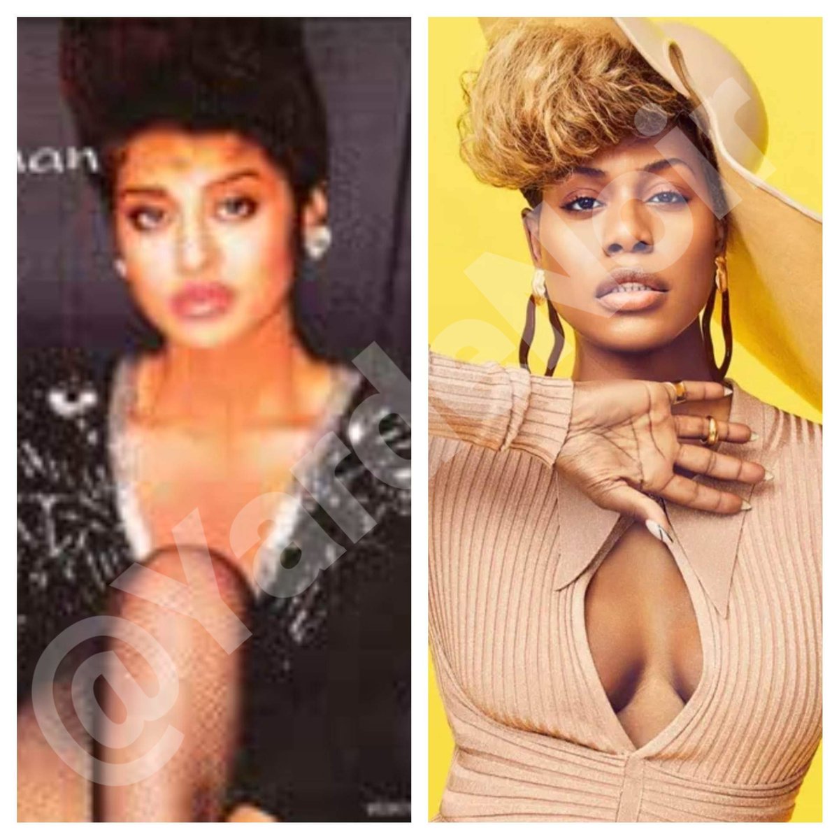 YardeNoir's tweet photo. Just finished watching Unsung: #PhyllisHyman again (I'm such a fan) and could not ignore the uncanning resemblance between @Lavernecox &amp; #PhyllisHyman. @Lavernecox I would love to see you play her in a bio pic. https://t.co/N8oG3lvMf6