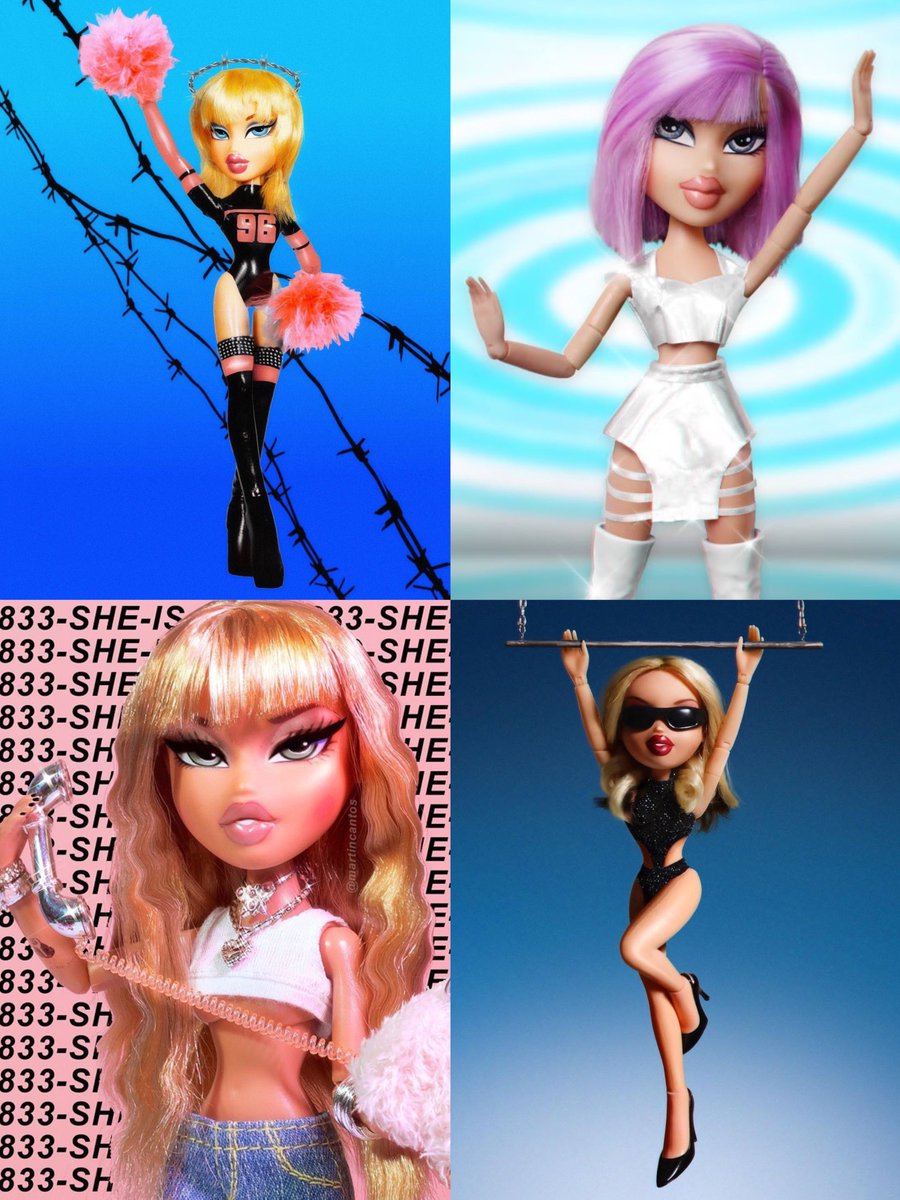 Miley Cyrus as bratz dolls 💖
