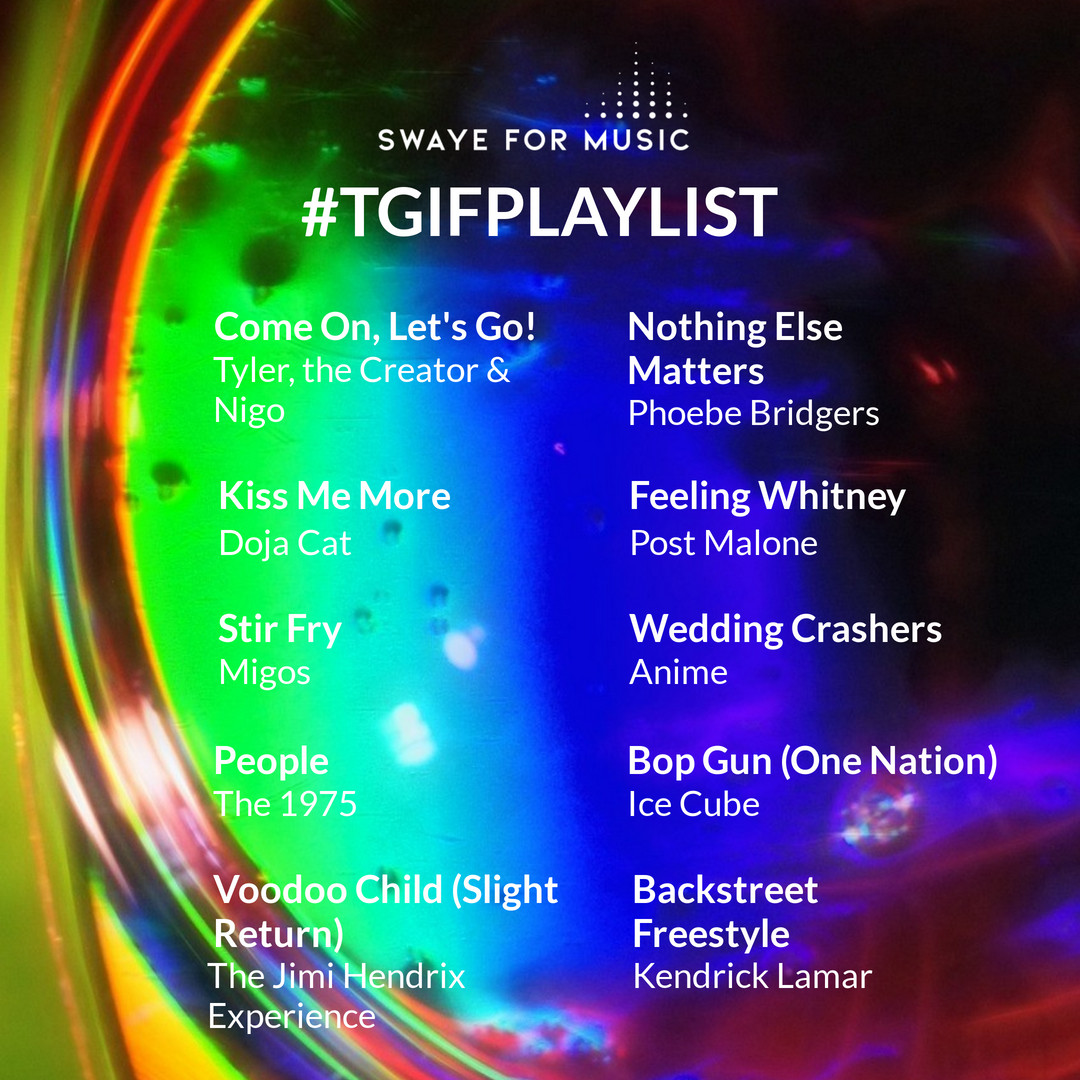 Enjoy your weekend with our Swaye for Music #TGIFPlaylist created by Swaye's employee Phil T.

Listen via YouTube Music! rpb.li/EaVC

#music #musiclover #playlist #youtubemusic #tgif #musiclovers #musicians