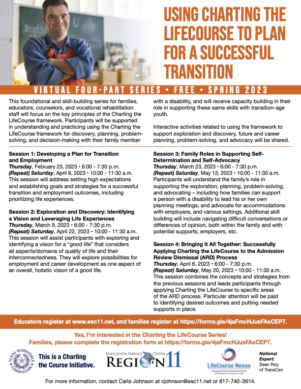 If you want to engage in great practices for Post Secondary Transition.  See below for a great opportunity.