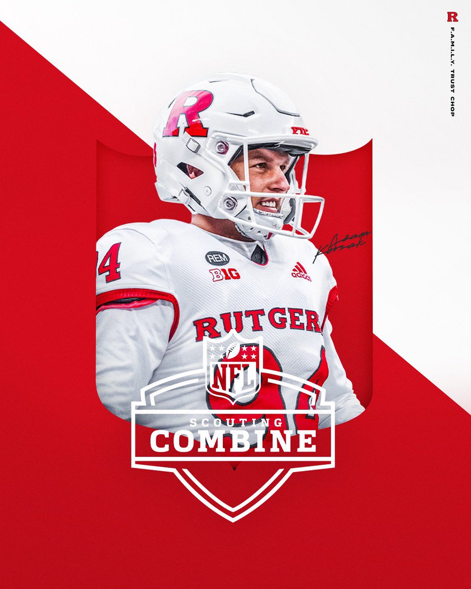 Adam Korsak is headed to the NFL Combine! 

<a href="/AdamKorsak/">Adam Korsak</a> | #CHOP