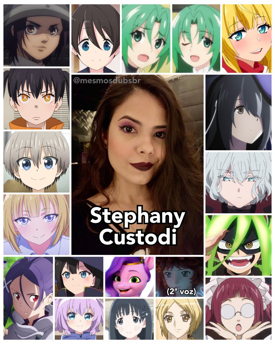 Anime Dublado on X: Stephany Custodi (@stephanycustodi) entra