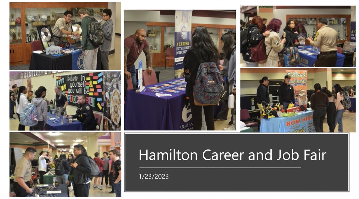 We had a great college and career fair! <a href="/ChandlerUnified/">Chandler Unified School District</a>