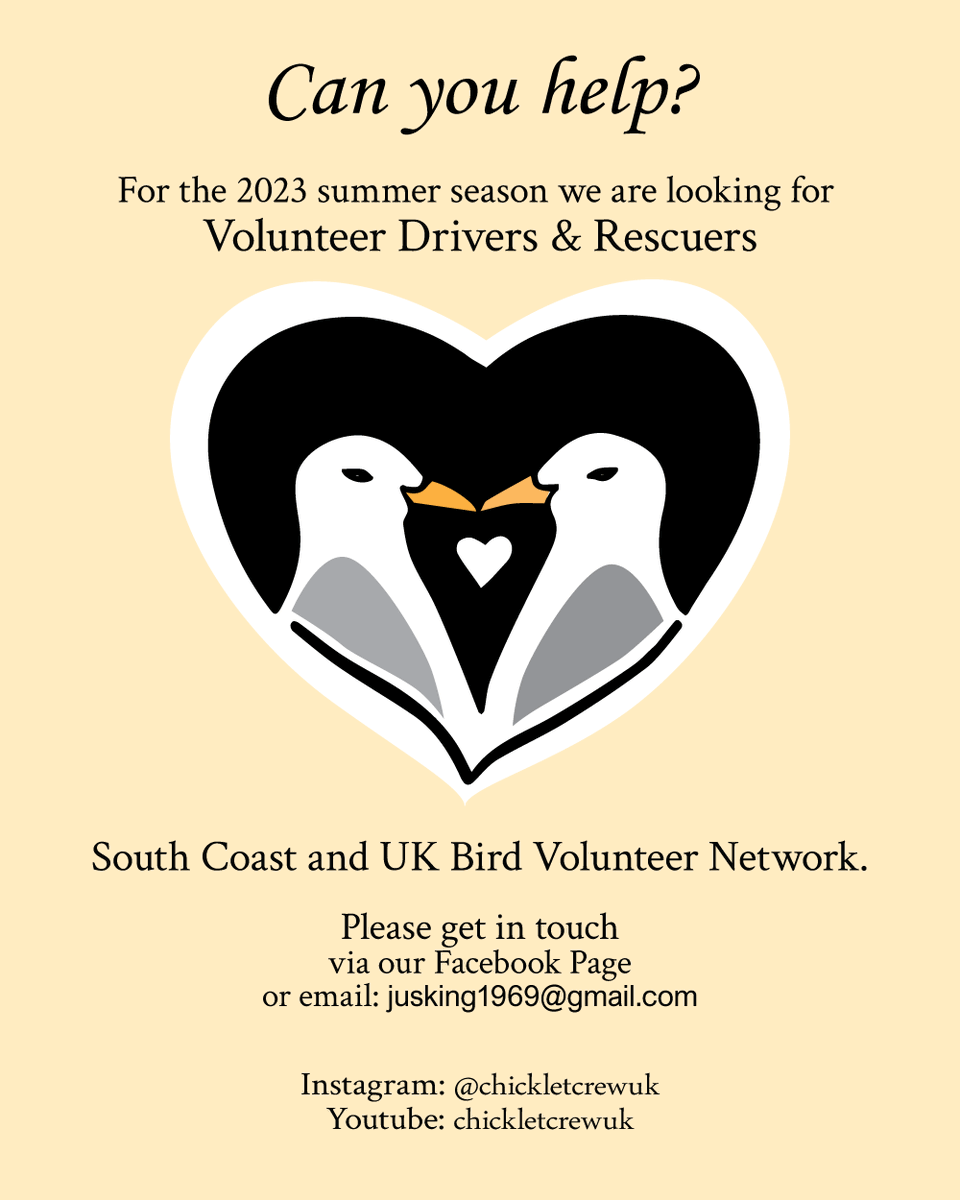 For Brighton, Hove, Worthing and Eastbourne.   Drivers and rescuers are needed.