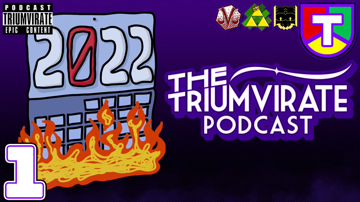 TriumvirateVG's tweet photo. The Triumvirate Podcast is finally back for Season 2!

Matt, Mark, and Funk break in the new season sharing the kind of 2022 they had, while expressing their plans for 2023!

Watch now!
▶️ https://t.co/CULsiJvkZD

#podcast #thetriumviratepodcast #gaming #YearInReview https://t.co/qnr2hAjtgV