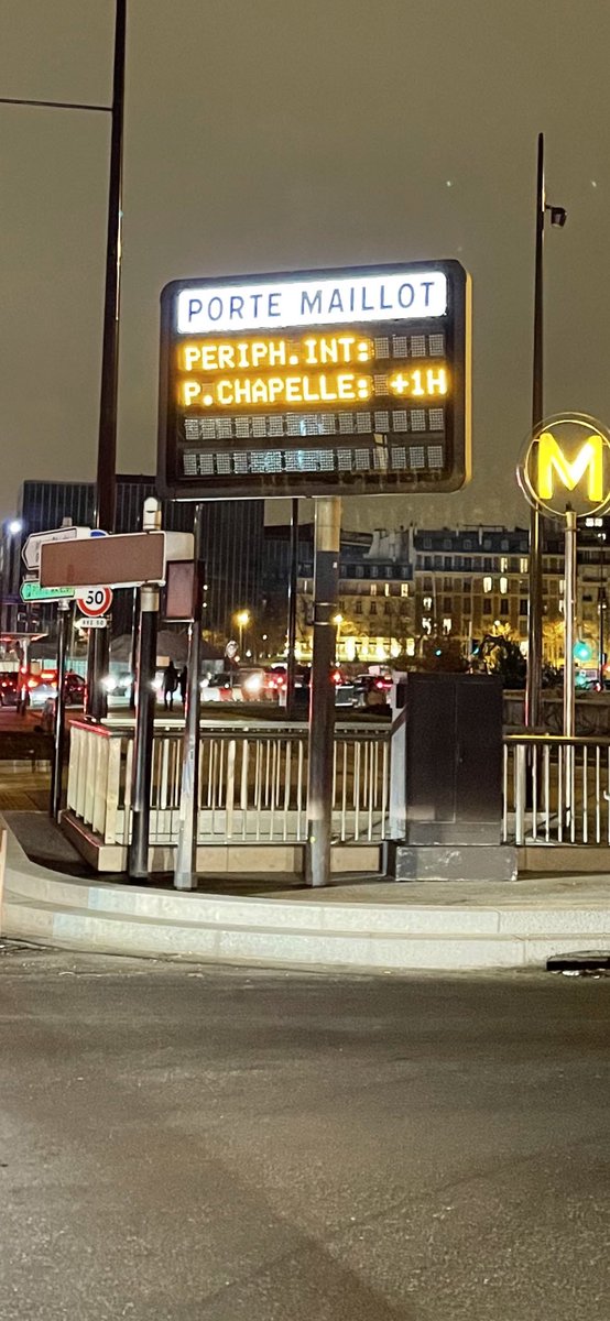 Sympa la circulation en ce début de weekend à #Paris 20:00