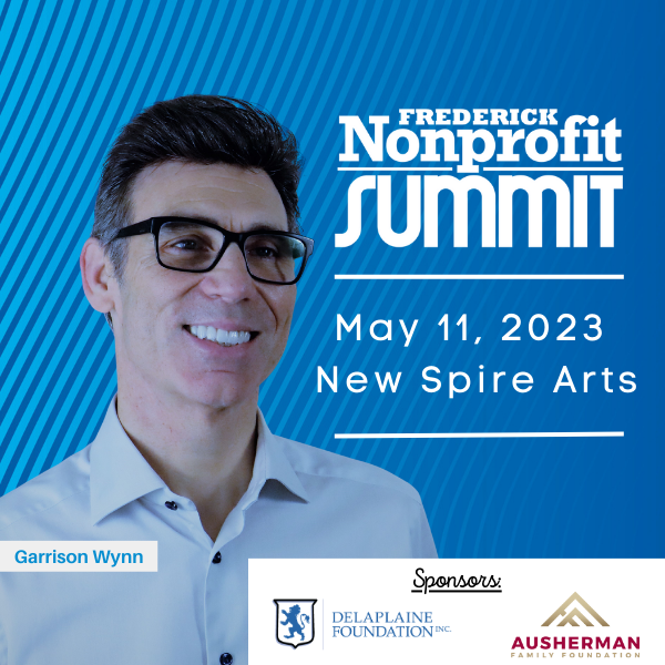 delaplainefoun1's tweet photo. Please Save-The-Date of May 11th for the 2023 Frederick Nonprofit Summit! 
Co-sponsored by Ausherman Family Foundation and Delaplaine Foundation, Inc., this event will take place at New Spire Arts in downtown Frederick. The keynote speaker will be Garrison Wynn. https://t.co/C1CJrohHFH