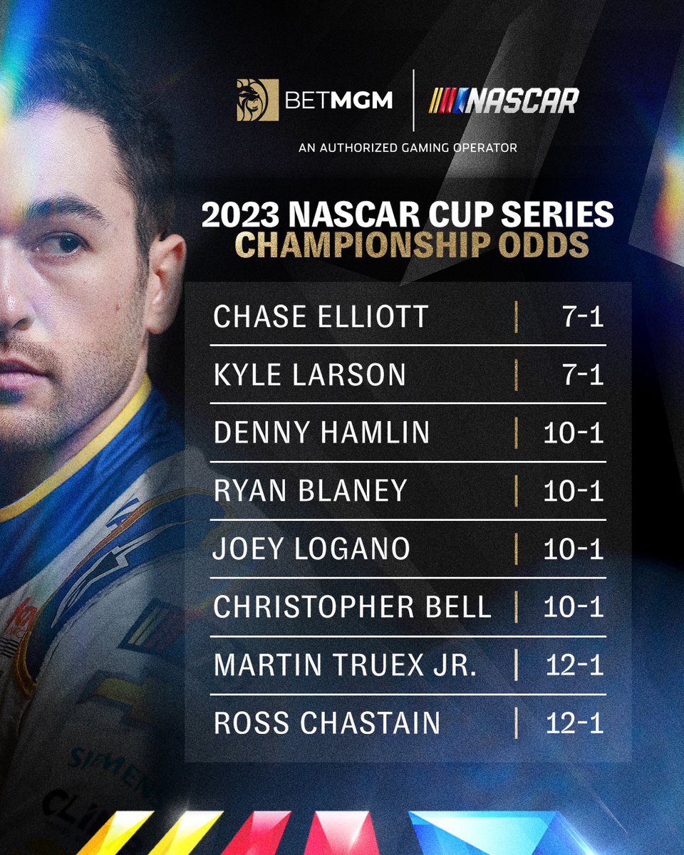 NASCAR on Twitter "May the BetMGM odds be in your favor."