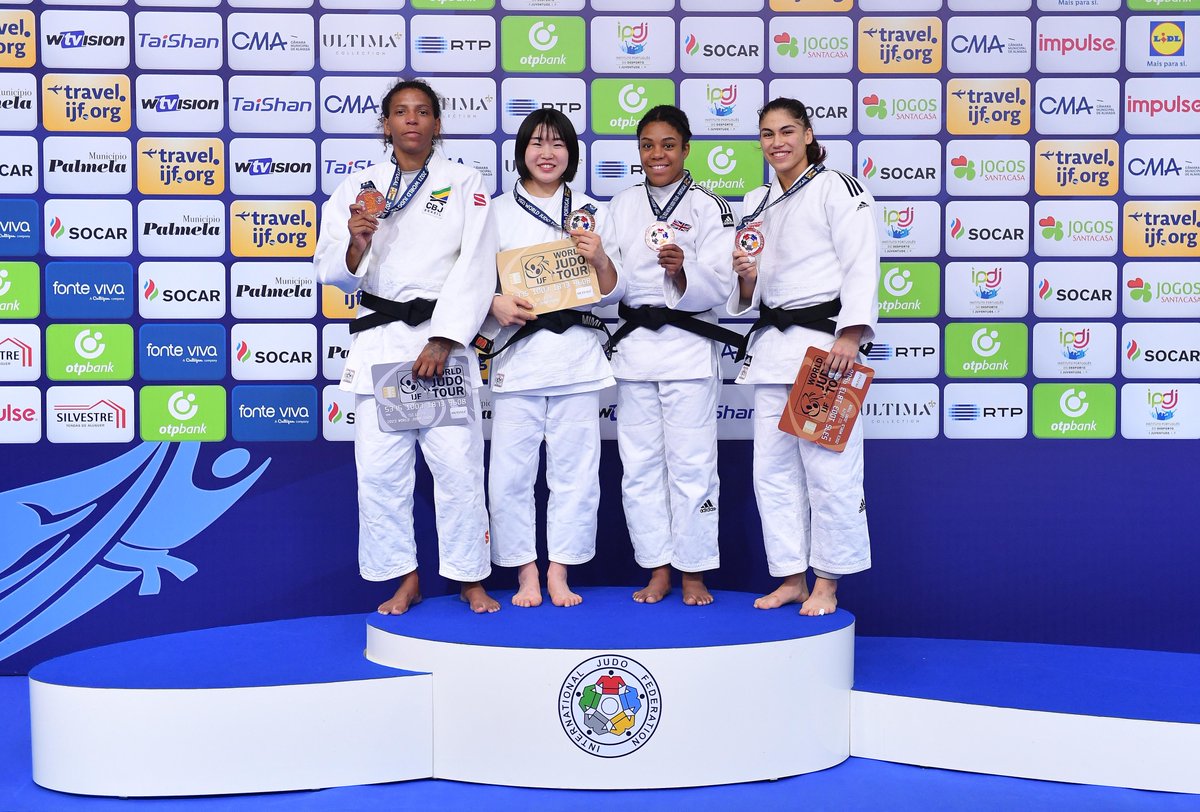 Day 1 Female medalists of #JudoPortugal 🇵🇹🎉