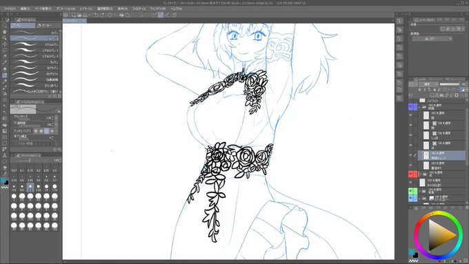 ライブでここまで進みました #今日のライブ進捗 https://t.co/ev0N4JVB76 