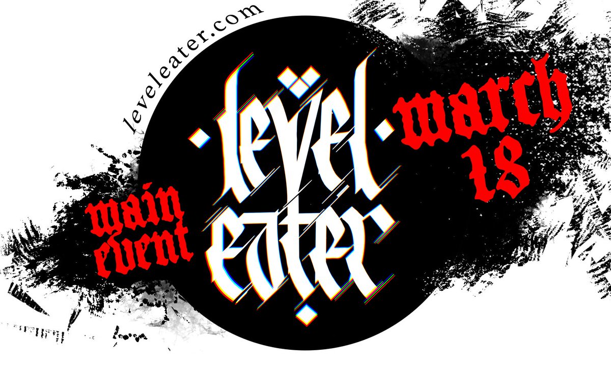 LevelEaterAdv's tweet photo. Level Eater returns! Multiple ways to play over a full week, online and in person, leading up to our main event on Saturday, March 18, 2023!  More big news on the way, too https://t.co/7WGJlWwUAg