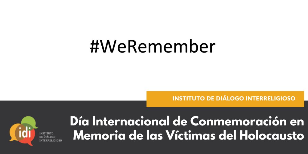 #WeRemember
