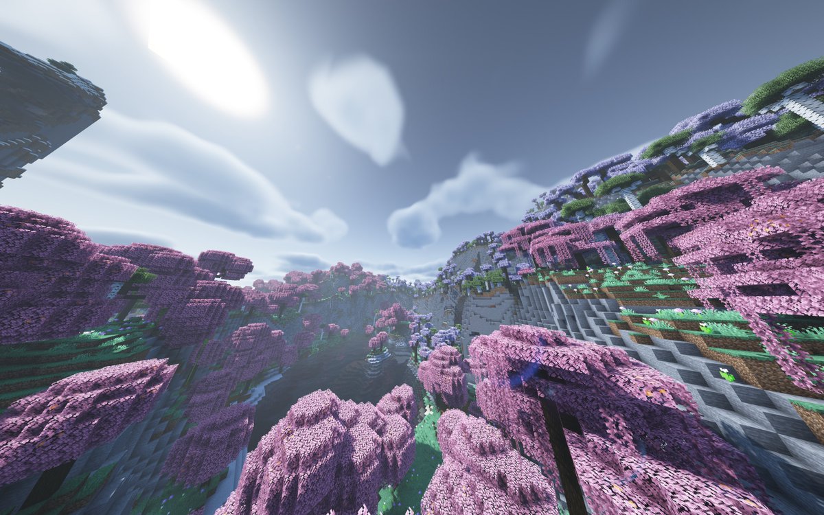 FreedomCraftMC's tweet photo. Some great things have been happening at FreedomCraft! We have implemented new custom terrain and structures for the Dungeons survival world. There are so many beautiful and uniquely colorful biomes to explore!💙🤩

#Minecraft #MinecraftServer #MinecraftDungeons #Minecraftbuilds https://t.co/MjqWoQyPkZ