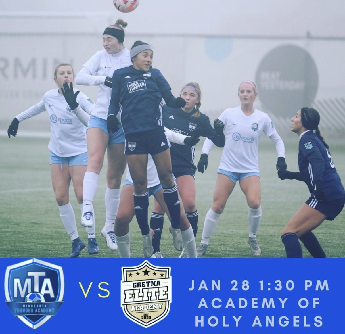 MTA05ECNL's tweet photo. Game day!  4th of 4 home games Jan 28 at 1:30 MTA takes on @GEA_ECNL @ECNLgirls   Let’s go! https://t.co/4RKTLL3caS