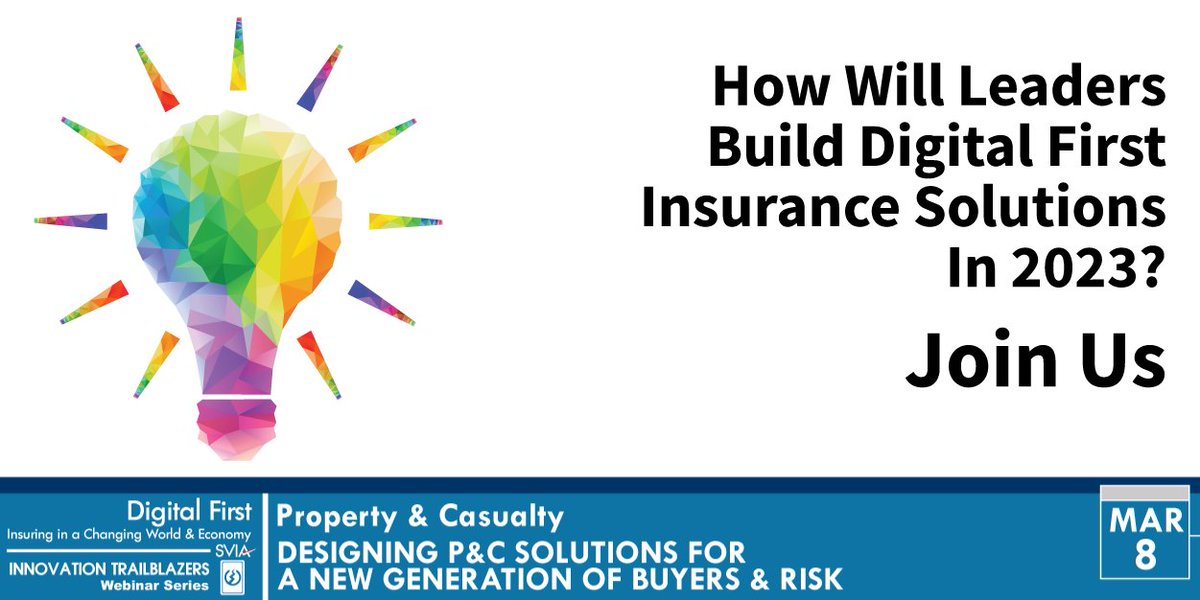 SVIAccelerator's tweet image. How Will Behavioral Based Data Change Insurance? Join Us → ow.ly/aclY50MCmMJ | #PnC #Insurance #BehavioralData #DigitalFirst #ThoughtLeaders #InsurTech #SVIAEvents