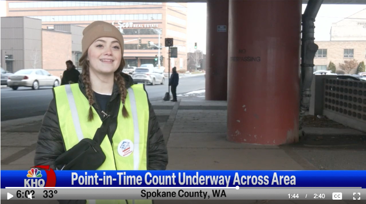 WSUNursing's tweet photo. Nurses In the News: This week marks the first time the WSU College of Nursing partnered with the City of Spokane for the Point in Time homeless count. 

#PointInTimeCount #Homelessness #NursingStudents #Nursing #GoCougs https://t.co/wUhCt0W09I