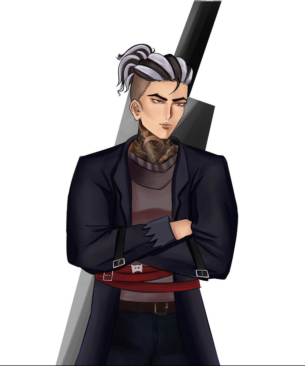 charty_fred's tweet image. Smirk look with handsome personality 💛
#ttrpg #character #art