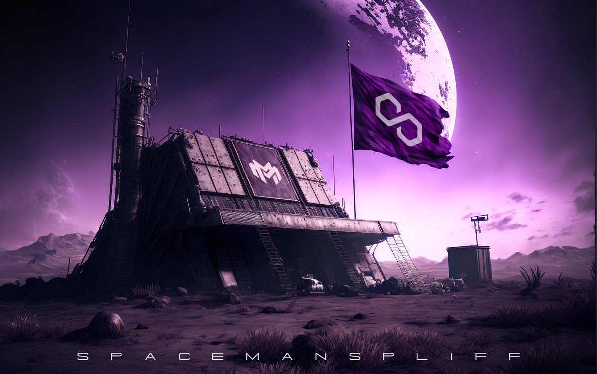 DresDes1gn's tweet photo. The #MaticMilitia has established a forward operating lunar base to prepare for the incoming colonization of $MATIC holders. 

To support the mission, join the militia today:
https://t.co/agwWlvpyFF

#NFTartwork #NFTS #NFT @0xPolygon #NFTcommunity #NFTS #matic #NFTCollection https://t.co/kTQwAddPb2