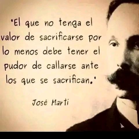 “El patriotismo es, de cuantas se conocen hasta hoy, (ha sido hasta ahora), la levadura mejor, (entre todas las conocidas), de todas las virtudes humanas”. José Martí. Obras Completas. T.21, p.377. 
#MartiVive #TuAntorchaMiFuerza