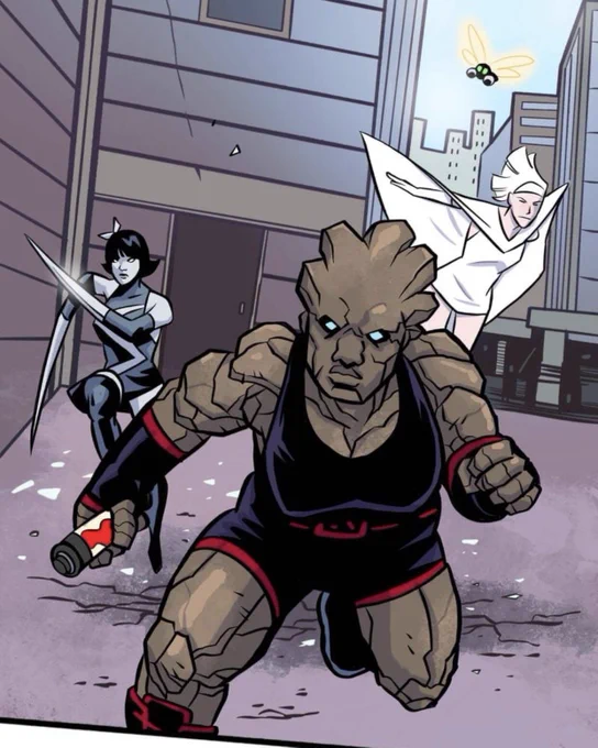 Read my #webtoonseries SpandEx and meet rad characters like Master Peace, Bot-Fly, Nervous Tick &amp; the Rock, Paper, Scissors gang!   