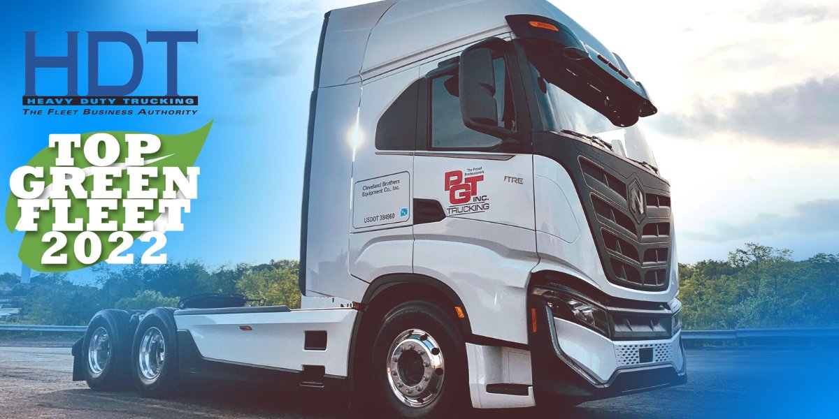 Heavy Duty Trucking (@hdtrucking) on Twitter photo 🟢 <a href="/PGTTrucking/">PGT Trucking, Inc.</a>, which integrates zero-emission vehicles and #autonomous tech into the fleet, has set a goal to reduce the CO2 #emissions of its company-owned fleet by 35% by 2025 👉 loom.ly/pCHwKTI #HDTGreenFleet 🟢 <a href="/PGTTrucking/">PGT Trucking, Inc.</a>, which integrates zero-emission vehicles and #autonomous tech into the fleet, has set a goal to reduce the CO2 #emissions of its company-owned fleet by 35% by 2025 👉 loom.ly/pCHwKTI #HDTGreenFleet
