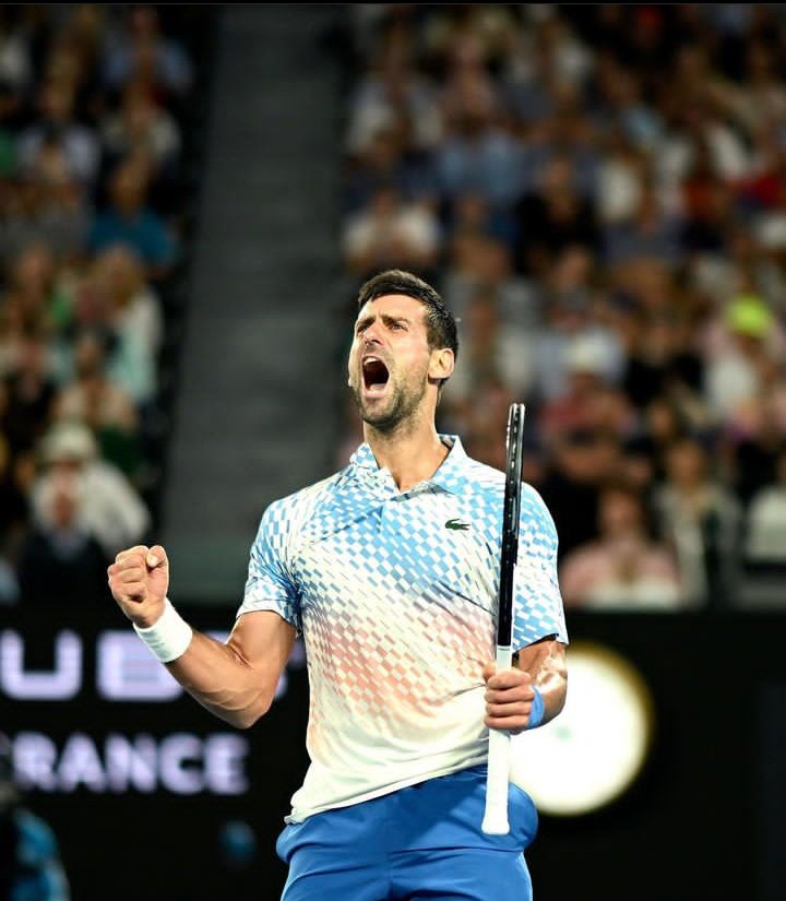 jeronimosalcedo's tweet photo. I'll be brief, two things are needed to beat Djokovic...
1. That Djokovic gets seriously injured.
2. That Djokovic accidentally hit the referee with the ball.
In any other situation, Djokovic is the champion @DjokerNole #AO2023 #NovakDjokovic #Nole #NovakDjokovic𓃵 #djokovic𓃵 https://t.co/YOLyfOT29Q