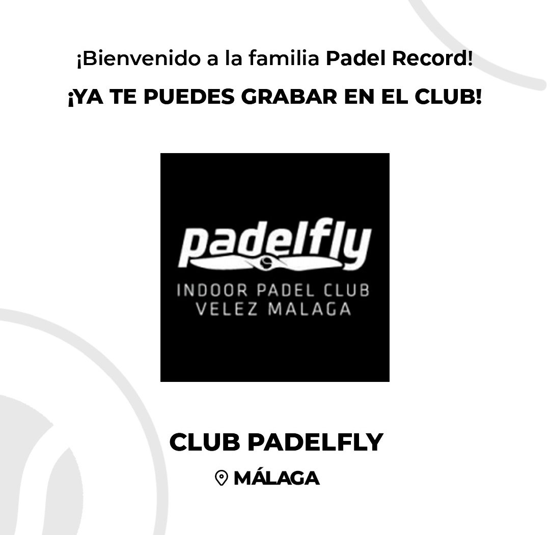 PadelRecord's tweet photo. Bienvenido a la familia!!!
#padelrecord #grabatusclases #mejoratujuego #rompetuslimites https://t.co/Lv7NASEWu1
