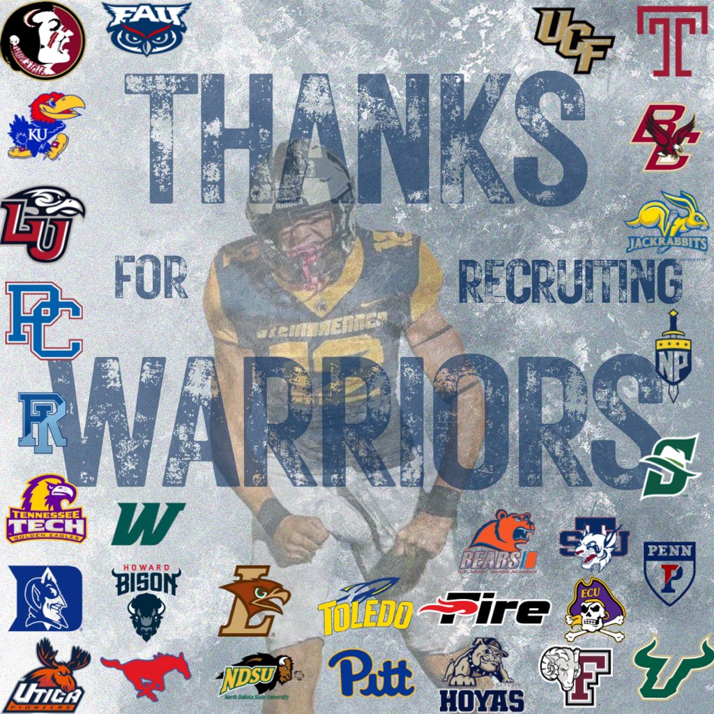 ⚠️ HEAVY TRAFFIC AREA ⚠️

Thanks to all the coaches that have come by so far recruiting our kids this January.