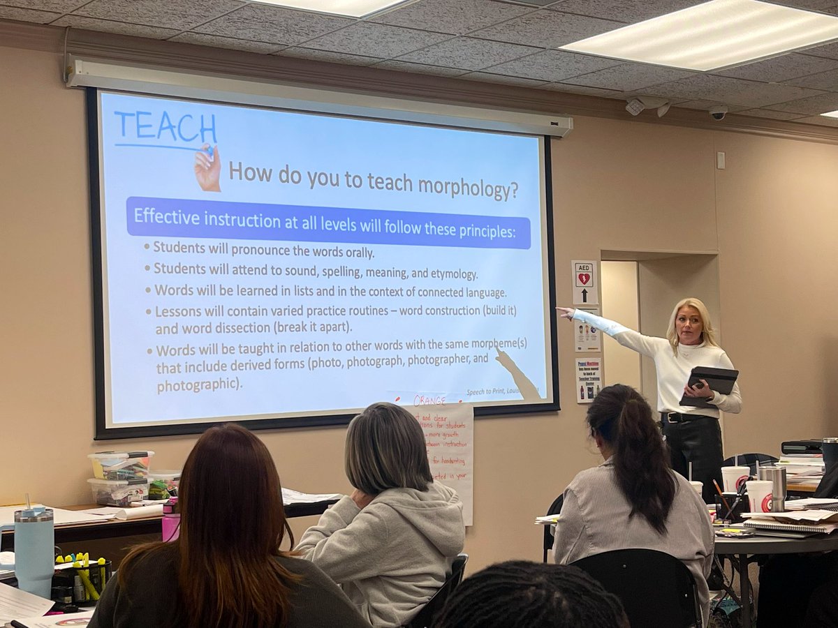 I can never learn enough about morphology and etymology! Learning from the guru, <a href="/kimberlyhargett/">Kimberly Hargett, CALT, NBCT</a>! <a href="/Alabama_Reading/">ARI / The Alabama Reading Initiative, ALSDE</a>