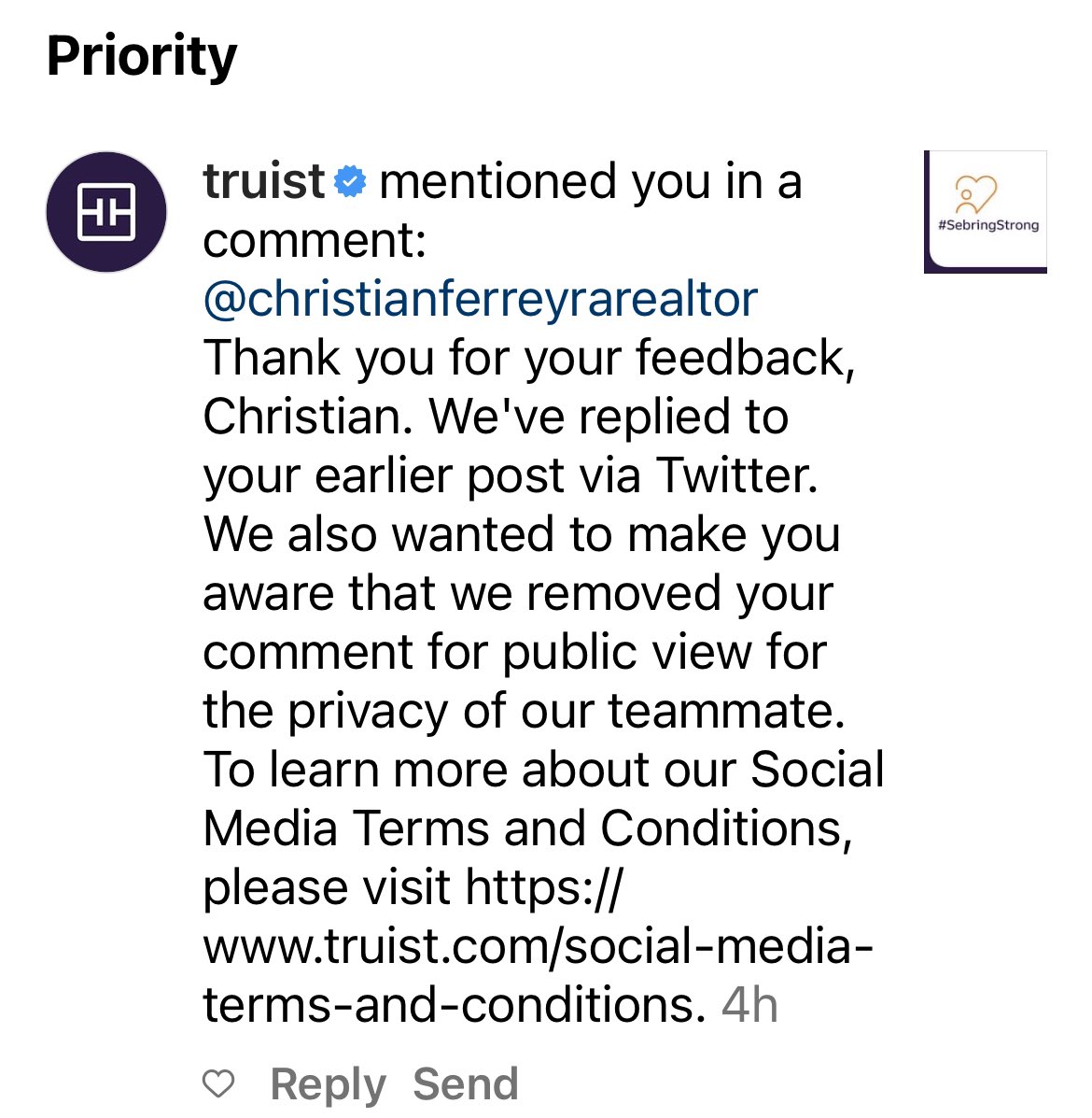 They are more concerned of protecting their teammates and branches than solving customer’s issues they create out of thin air to keep your money for a couple more days. This is <a href="/TruistNews/">Truist Bank</a> #TruistBank #MiamiShores