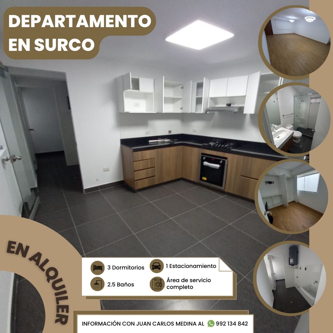 HabitarInmobil1's tweet image. DEPARTAMENTO EN ALQUILER - PISO 2,  AMPLIA COCINA, FINOS ACABADOS, ALTURA CDRA. 37 BENAVIDES -  SANTIAGO DE SURCO
*AC: 117M2*

☆ PARA MÁS INFORMACIÓN COMUNICARSE CON:

☆ JUAN CARLOS MEDINA
  992 134 842

#santiagodesurco #alquileresensurco  #alquilerdedepartamentos