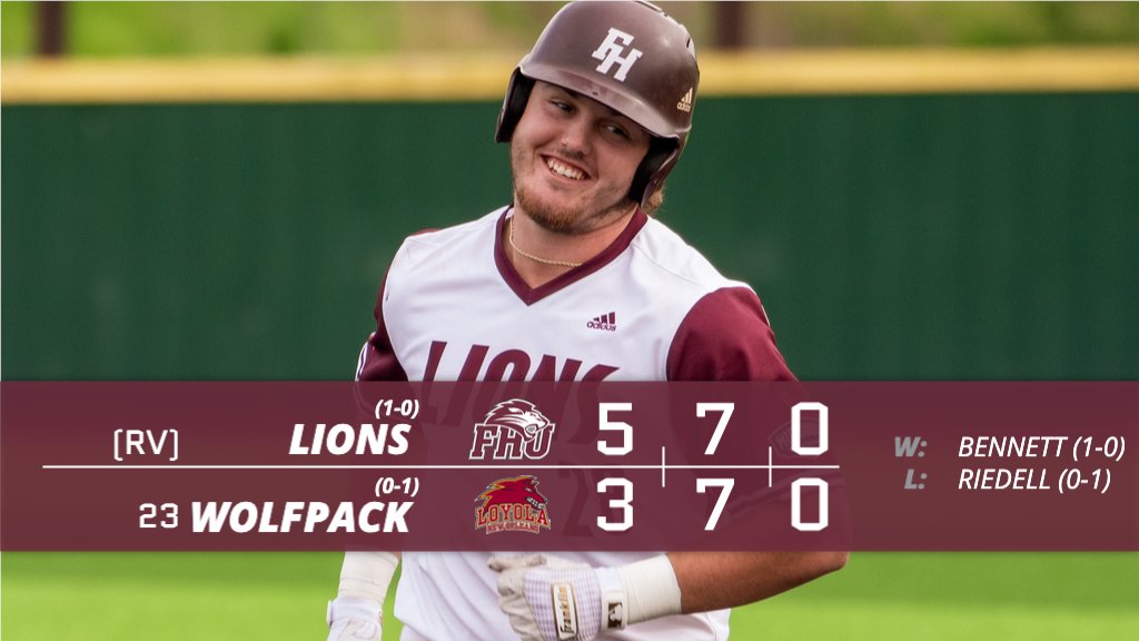 Will McCall's 2-3 day at the dish with three RBIs lead FHU to victory!