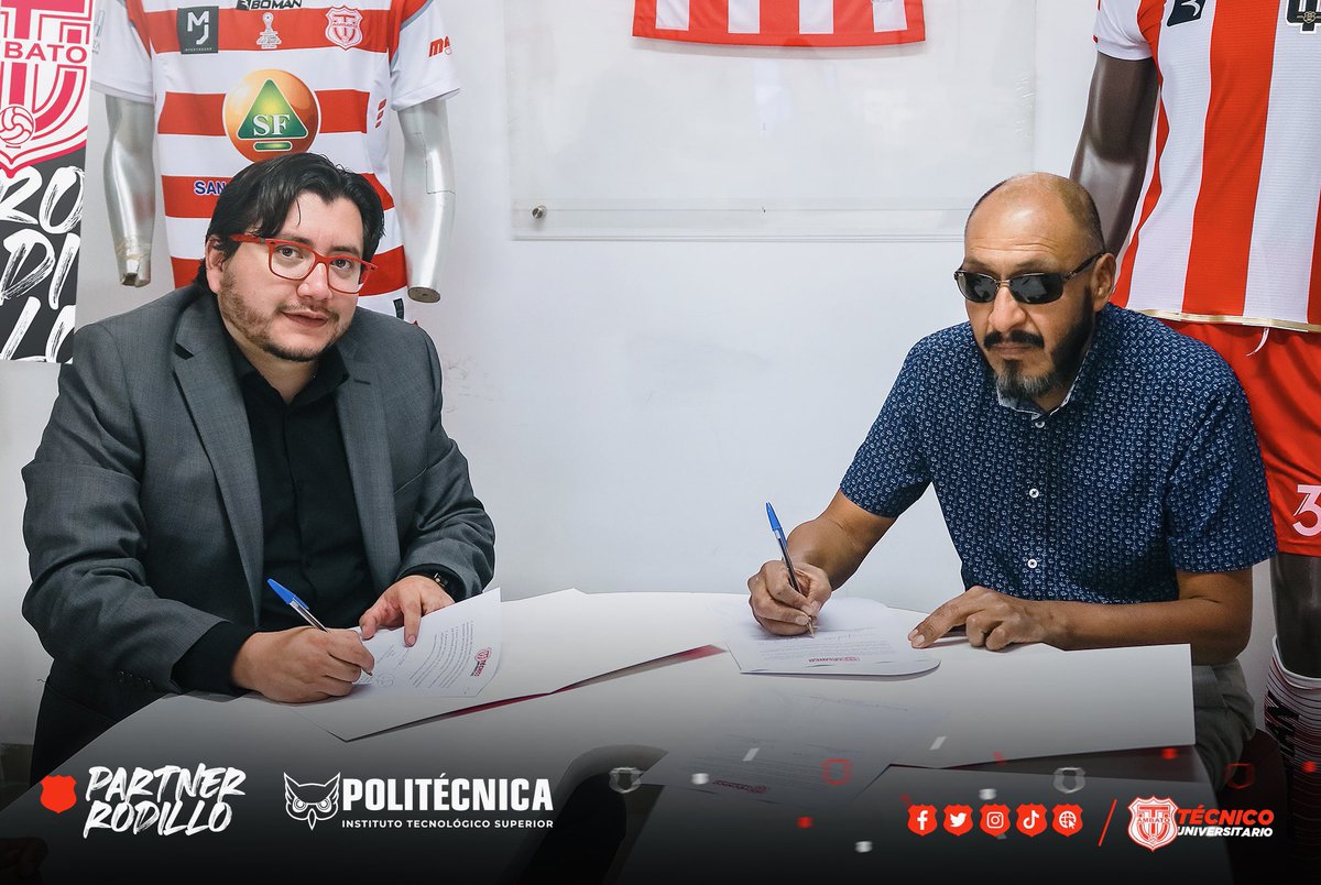 TecnicoUOficial's tweet photo. #PartnersRodillo
¡Una temporada más junto al #Rodillo!📝⚽
#Politecnica es nuestro nuevo #PartnerAlbirrojo para la temporada 2023.😎🇦🇹
Gracias por confiar en el #ProyectoAlbirrojo🔴⚪️
#TécnicoPresente https://t.co/ZlFKMgi98G
