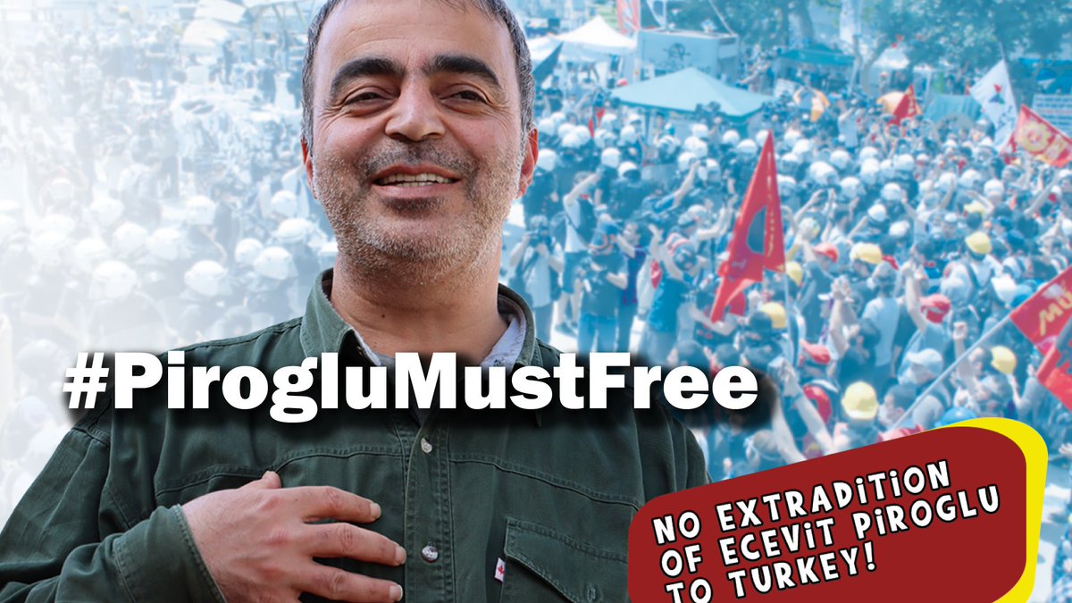 nenavagiri's tweet photo. Ecevit Piroğlu,Uluslararası yasa ve sözleşmelerin kendisine verdiği hak çerçevesinde iltica hakkını kullanmıştır.Sırbistan siyasi iltica talebinde bulunanları ülkesine iade edemez.Bu durum ülkelerin karşılıklı çıkarlarına kurban edilemeyecek kadar önemlidir.
#PirogluMustFree https://t.co/PfHftlPOQy