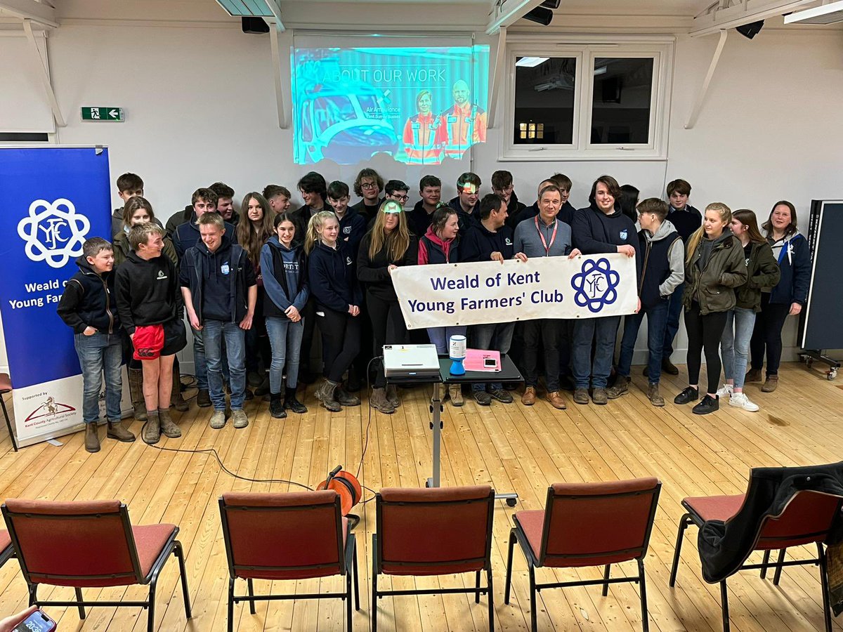 Last night we had a talk by Tim from the <a href="/airambulancekss/">Air Ambulance Charity Kent Surrey Sussex</a>, and announced our total raised for them from our Light It Up Tractor Run as £5300! Thanks everyone! 

Watch out for Tractor Run 2023 announcements later in the year.