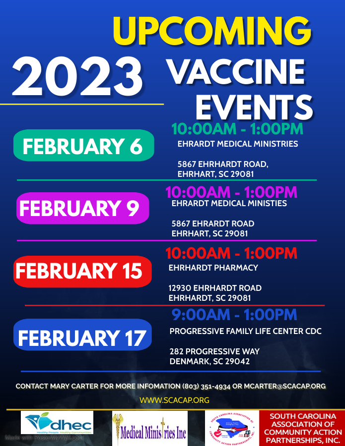 wearescacap's tweet image. Upcoming Vaccine Events
#COVID-19 #covidtesting #SCACAP