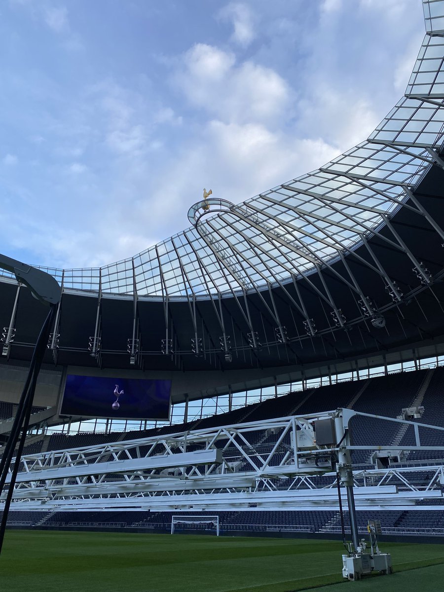 stonecold69's tweet photo. Day out doing the Skywalk and stadium tour at Spurs. While it's all very nice, it's not Vale Park is it 🖤🤍🖤 @OfficialPVFC #PVFC #Feedthepope https://t.co/QGUeD0RlOL