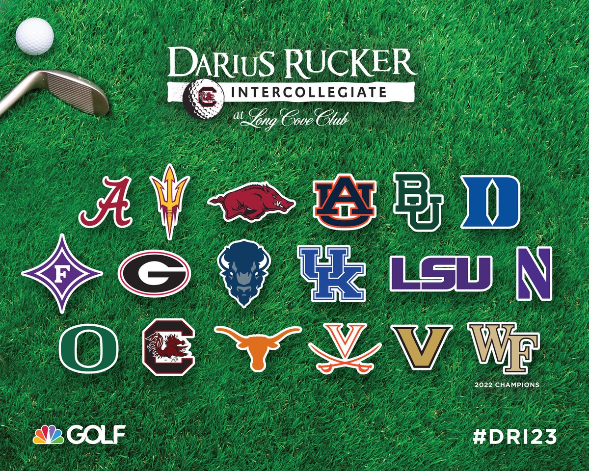 It’s another STACKED field for #DRI23. Excited to announce @golfchannel will again be providing live coverage every day. 📺 See y’all on HHI at the end of February. 🤠🤙 #Gamecocks🐔⛳️ // #ForeverToThee