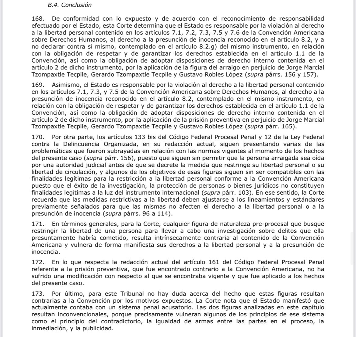 CPCCDMX's tweet photo. La responsabilidad administrativa, tiene matices y modulaciones importantes con la responsabilidad penal, interesante lo argumentado por la Corte Interamericana en el asunto CASO TZOMPAXTLE TECPILE Y OTROS VS. MÉXICO
SENTENCIA DE 7 DE NOVIEMBRE DE 2022 😉 https://t.co/jhn9vCrxnA