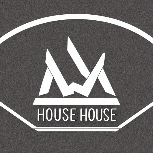#stablediffusion modern house logo