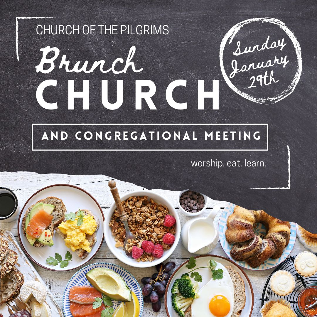 Join us for worship, and brunch, and the annual meeting of the congregation...this Sunday at 11am we're going to do it all! Hope to see you there!