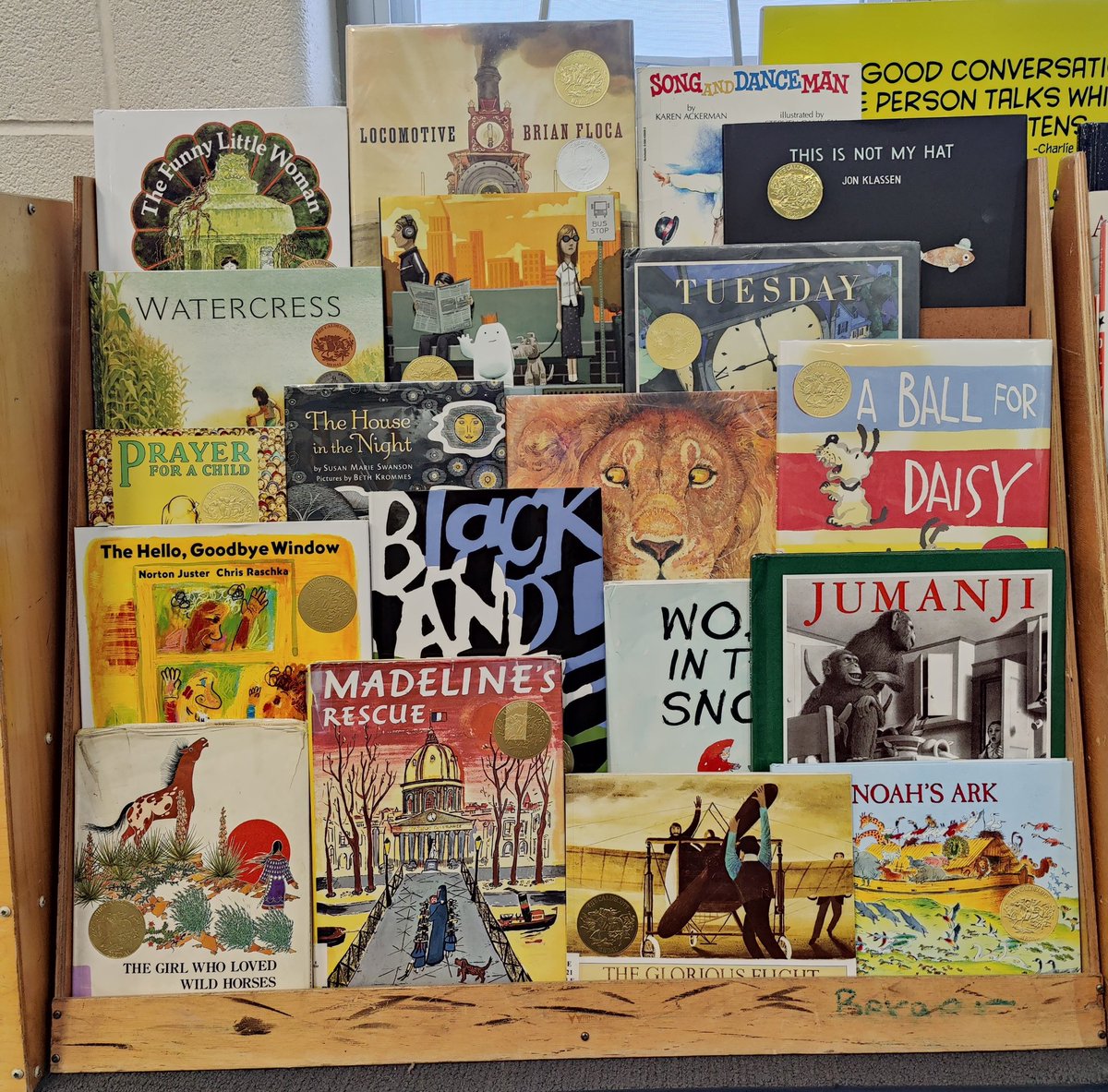 The American Library Association announces their big awards on Monday! Here are #caldecott winners!