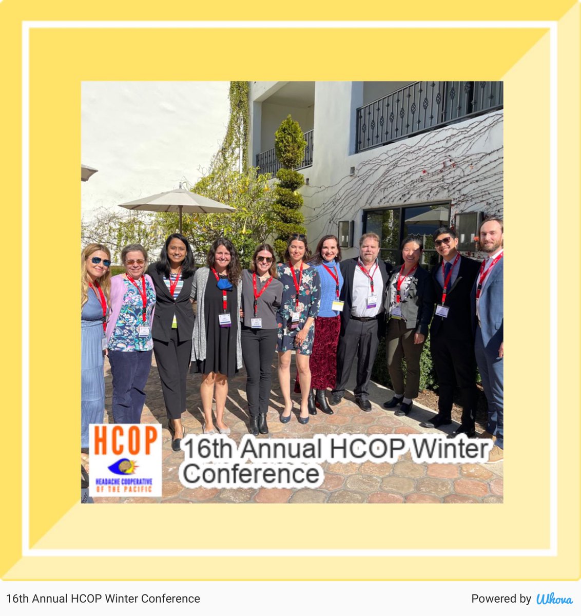 Amazing Team at #HCOP2023 via Whova event app whova.com/whova-event-ap… ⁦@UCSF⁩ ⁦@UCSDHealth⁩ ⁦@StanfordMed⁩ ⁦@headachecop⁩ ⁦@ahsheadache⁩ ⁦@EhrlichNP⁩ ⁦@BobkerMd⁩ ⁦@BharadwajVimala⁩ ⁦@WNGtweets⁩ #MedEd ⁦@miles4migraine⁩