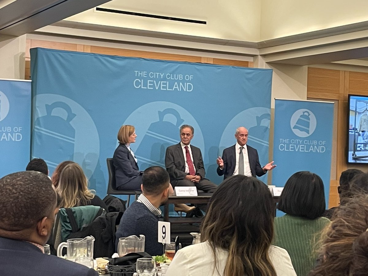 HathawayFGC's tweet photo. @HathawayBrown students attending @TheCityClub today to hear about #LessonsfromSouthAfrica. Understanding the end of Apartheid and what lies ahead for South Africa. https://t.co/cgLHaACwJP