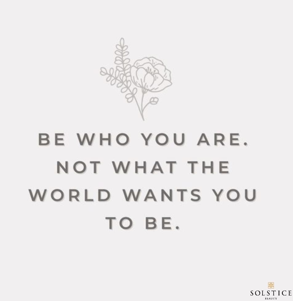 Being yourself is the best thing you can do 🙌
.
.
.
#solsticeimaginginc #solsticebeautyinc #beautyproducts #beautybrand #beautyqueen #beautylover #glammakeup #glamglow #glamlook #glamhair #naturalbeauty #glamorousliving #glamorousstyle #glamorouslook #fashionstyling #fashions...