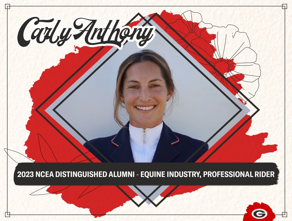 UGAEquestrian's tweet image. Four former Georgia riders have been named National Collegiate Equestrian Association (NCEA) Distinguished Alumni! 

Congratulations to Carly Anthony, Abby O'Mara, Carter Anderson, and Lauren Haygood McLendon. 

🔗 gado.gs/9z2

#AlwaysADawg | #GoDawgs