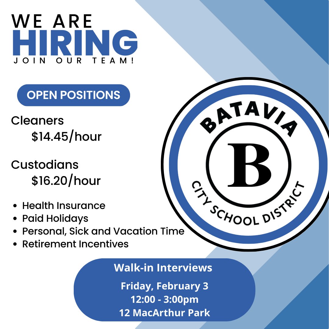 Batavia City School District (BataviaCSD) / Twitter