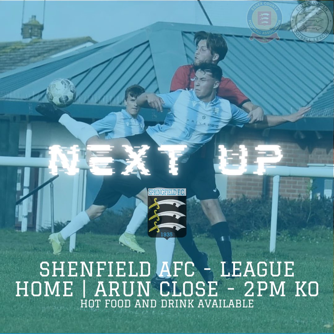 Springfield FC (@springfieldf) on Twitter photo NEXT UP
We finish January back at Arun Close as we welcome our local neighbours <a href="/ShenfieldAFC/">ShenfieldAFC</a>. All are welcome to come along and support us in this massive game in our quest for EOFL Premier survival.
#MonTheField NEXT UP
We finish January back at Arun Close as we welcome our local neighbours <a href="/ShenfieldAFC/">ShenfieldAFC</a>. All are welcome to come along and support us in this massive game in our quest for EOFL Premier survival.
#MonTheField